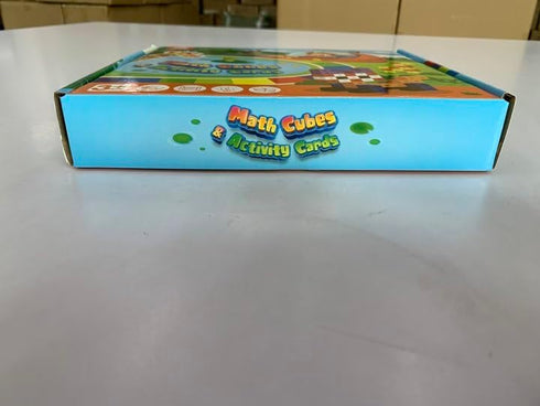 Coogam Math Cubes, Number Counting Blocks with Activity Snap Linking Cube, Math Construction Toy Gift for Preschool