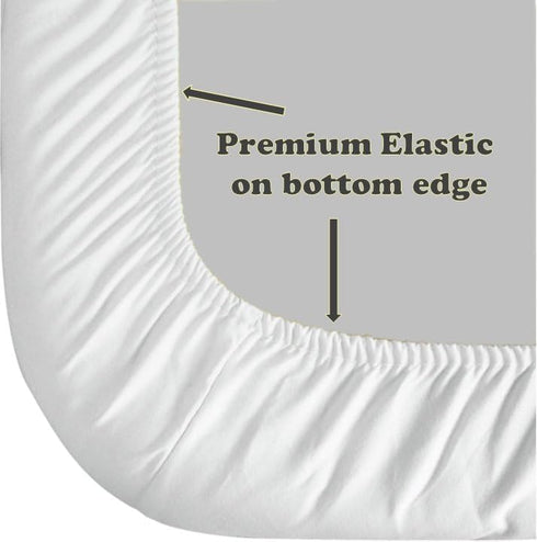 First Essentials Pack 1) Fitted Cotton Knit Crib Sheet Standard Size (Beige