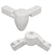 COMOMY White Hinge Joint for 198" or 80" Hardware Mounted Pet Gate