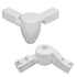 COMOMY White Hinge Joint for 198" or 80" Hardware Mounted Pet Gate