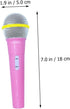 2pcs Microphone Model, Kid Cosplay Play Microphone, Simulation Microphone Party Favors Photo Prop Toy