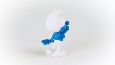 Schleich Smurfs Scaredy Smurf Figure, Collectible Retro Toys and Figurines for All Ages