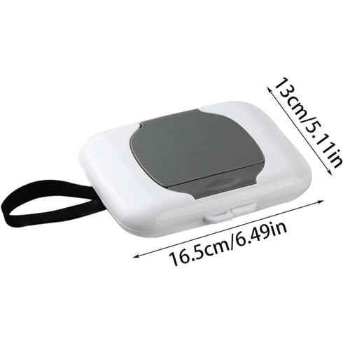 Tiosen Travel Wipes Case, Wipe Dispenser, Portable Refillable Wipe Container,Reusable Travel Baby Wipes Case, Wipe