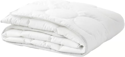 Generic Crib Duvet Insert for Baby White/Gray 43" x 49" Soft, Breathable Lyocell