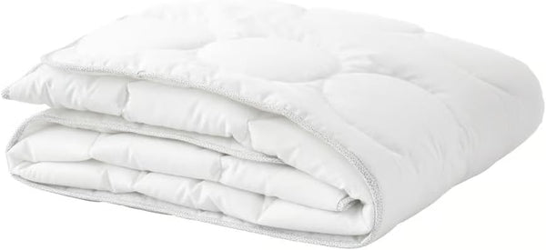 Generic Crib Duvet Insert for Baby White/Gray 43" x 49" Soft, Breathable Lyocell