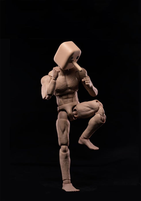 1/12 Figure,6inch (NT-02W Fremego Scale Male Action Super Flexible Strong Muscular Figure Body Square Head Miniature