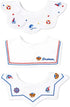 3 Pack 360° Rotate Pure Cotton Baby Bibs, Adjustable Muslin Bibs for Teething and Drooling, Unisex for Toddlers