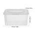 2 Pack 7.67 4.92 4.33 Inches SUPVOX Baby Wipes Dispenser Reusable Wipe Container with Sealed Lid for Moisture Retention