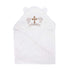 ESTAMICO Unisex Baby Plush Hooded Bath Towels with Embroidery Cross and Cute Ears for Infants, Toddlers & Kids