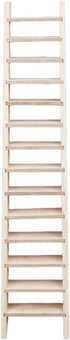 Abaodam Doll House Miniature Wooden Ladder, Retro Decor Tiny Furniture, Small Decorative Ladder Model