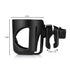 Accmor Universal Cup Holder, 360° Rotatable Large Caliber Stroller, Bike, Wheelchair, Walker Cup Holder, Black