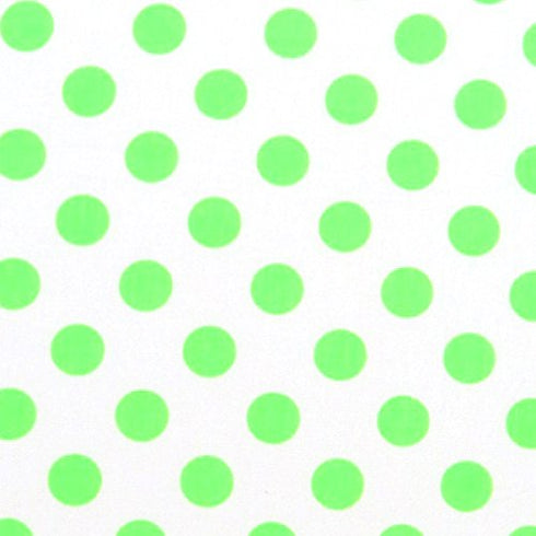 SHEETWORLD.COM 100% 26 47, SheetWorld Fitted Cotton Percale Oval Crib Sheet, Fits Stokke Sleepi x Neon Green Polka