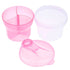 Jorzer Milk Powder Dispenser Baby Formula Storage Container Food Box Snacks Portable for Outdoor Travel Makeup Beauty