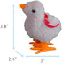 Bunny and Jumping Chick Wind Up Toys for Kids, Easter Party Favors and Goody Bag Fillers