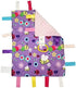 Lovey Sensory Tag Toy - Garden Flowers Butterflies Blanket
