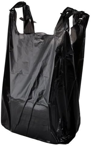 Pack 200 8" 13" 16" of - Black - Large Size - x x - Leak Proof Disposable Plastic Bags For Sanitary Pad, Adult Diaper