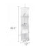 DODXIAOBEUL 2 4 2 Hooks,43.5 x12 4 Pcs Tier Foldable Hanging Mesh Storage Basket with Space Saving Toy Organizer
