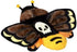 Squishable 9 - Mini Death's - Head Hawkmoth - Spooky Collection - in - Soft Toy Collectible Stuffed Animal