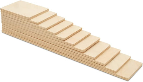 Woodpeckers Wooden Rainbow Building Boards, 1 Set of 11 DIY Rainbow Slats for Open-Ended Play and Skill-Building