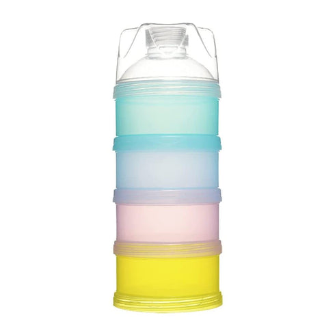 Wedhapy Baby Formula Container 4 Layer Milk Powder Dispenser, Formula Milk Powder Scoop,