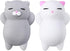 Nutty Toys Squishy Cat Set, 2" Soft Silicone Kawaii Kitties, Top Stress Relief Toy, Unique Gifts for Teens