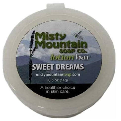 Misty Mountain Soap Co. Sweet Dreams - Mini Lotion Bar - Made with Natural Oils and