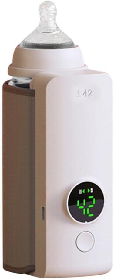 ikasus Bottle Warmer with Night Light, Baby Milk Bottle Insulation Covers 6 Levels