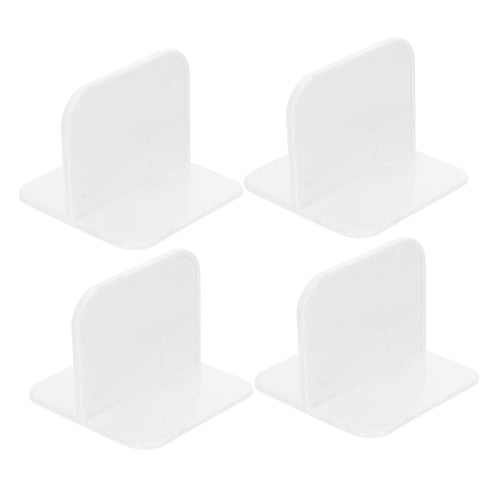 SAFIGLE 4pcs Adhesive Furniture Anchors, Anti Tip Playpen Stabilizer Support Feet for Child Safety Dog Gate