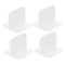 SAFIGLE 4pcs Adhesive Furniture Anchors, Anti Tip Playpen Stabilizer Support Feet for Child Safety Dog Gate