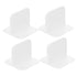 SAFIGLE 4pcs Adhesive Furniture Anchors, Anti Tip Playpen Stabilizer Support Feet for Child Safety Dog Gate