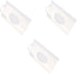 Xinjincang 3Pcs White Wipe Case Travel Holder Keeps Wipes Moist Set of Wet