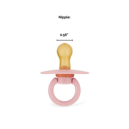 (Set 2) Set 2 0 6 Itzy Ritzy Natural Rubber Newborn Pacifiers of Baby Pacifiers with Cherry-Shaped Nipple & Large Air