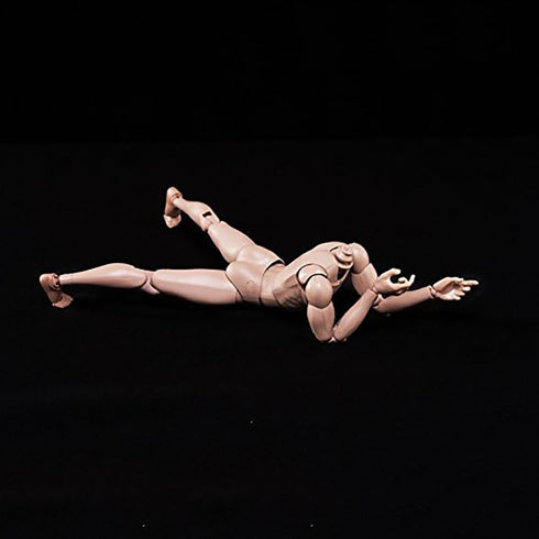 1:6 Scale Muscle Male Action Figure - 12 Inch Flexible Europe Skin Body Doll Miniature Figure Without Head Sculpt