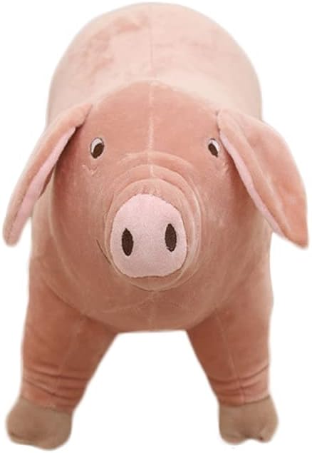 CHELEI2019 15.7" Pink Pig Stuffed Animal,Piggy Plush Toy Hugging Pillow for Kids