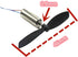 skrnrhrery 0.8MM 46/42/37/MM (46mm) mini Propeller, Suitable for RC Aircraft Special Nylon Props Central axis Blade