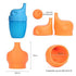 Silicone Sippy Straw Cup Lids for Toddlers Babies (5 Pack) - Reusable, Spill-Proof - Stretches to Cover Tumblers, Yeti Rambler, Mason Jars, Cups and Mugs by TOUGS