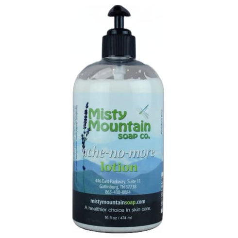 Misty Mountain Soap Co. Ache-No-More Lotion 16 oz. - Handmade by