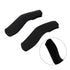 2Pcs Baby Stroller Armrest Cover, Removable Zipper Crossbar Elastic Protector Sleeve, Black