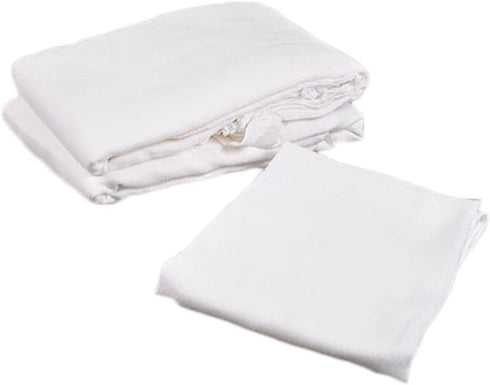 Brandilo 27 27 100% (6) High Absorbancy Reusable Flat Cloth Diapers, Soft & Safe X Cotton Burp Cloth, Also Great