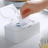 SylvanFactory Wet Tissue Box Wipes Dispenser Portable Cotton Swab Storage for Car Home Office Desktop Organizer Tissue