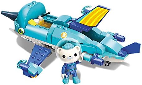 Building Block Ocean Adventure Octonauts GUP-R Sailfish Vehicle & Barnacles, 116pcs Set for Age 6+ (No Package Box)