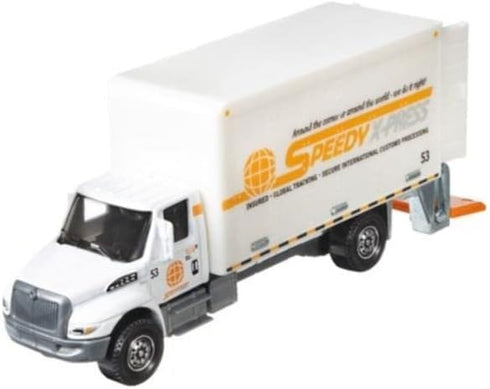 Matchbox Working Rigs International MV Box Truck 1/16 (White)