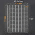 42 Pocket Coin Pages, 10 Sheets Plastic Coin Holders for Stamp Collector Supplies and Currency Collection