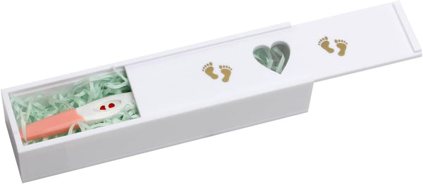 Lxmxgk Pregnancy Test Keepsake Box, Pregnancy Acrylic Announcement Gift, Surprise Pregnancy Announcement Box,