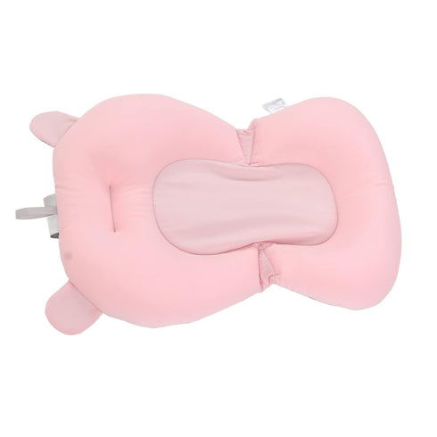 CDQL Baby Bath Seat Cushion, Floating Safe Foldable Adjustable Infant Bath Supporter for Newborn, Soft Bath Pillow Baby