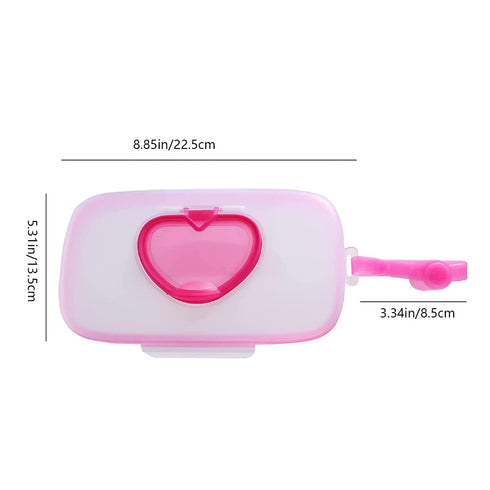 XEERAANG Wet Tissue Box Dirt Resistant Wet Wipe Container Durable Baby Wet Wipe Pouch Container for Travel Outdoor Car