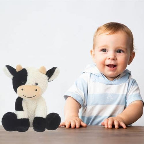 9 inches Cow Stuffed Animal Soft Plush Cute Doll for Boys Girls