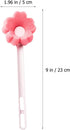 FRCOLOR Long Handle Flower-Shaped Bottle Cleaning Brush for Home Use
