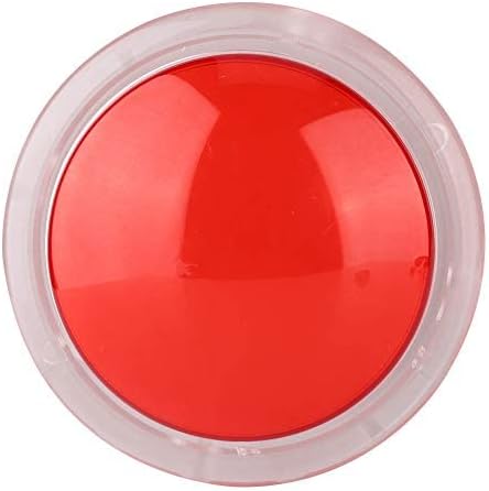 Socobeta Wear-Resisting Lightweight ABS Game LED Light, Big Round for Video Game (Red)