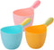3pcs Baby Water Scoop Shampoo Ladle, Bathing Water Ladles, Plastic Child Bath Rinse Cup
